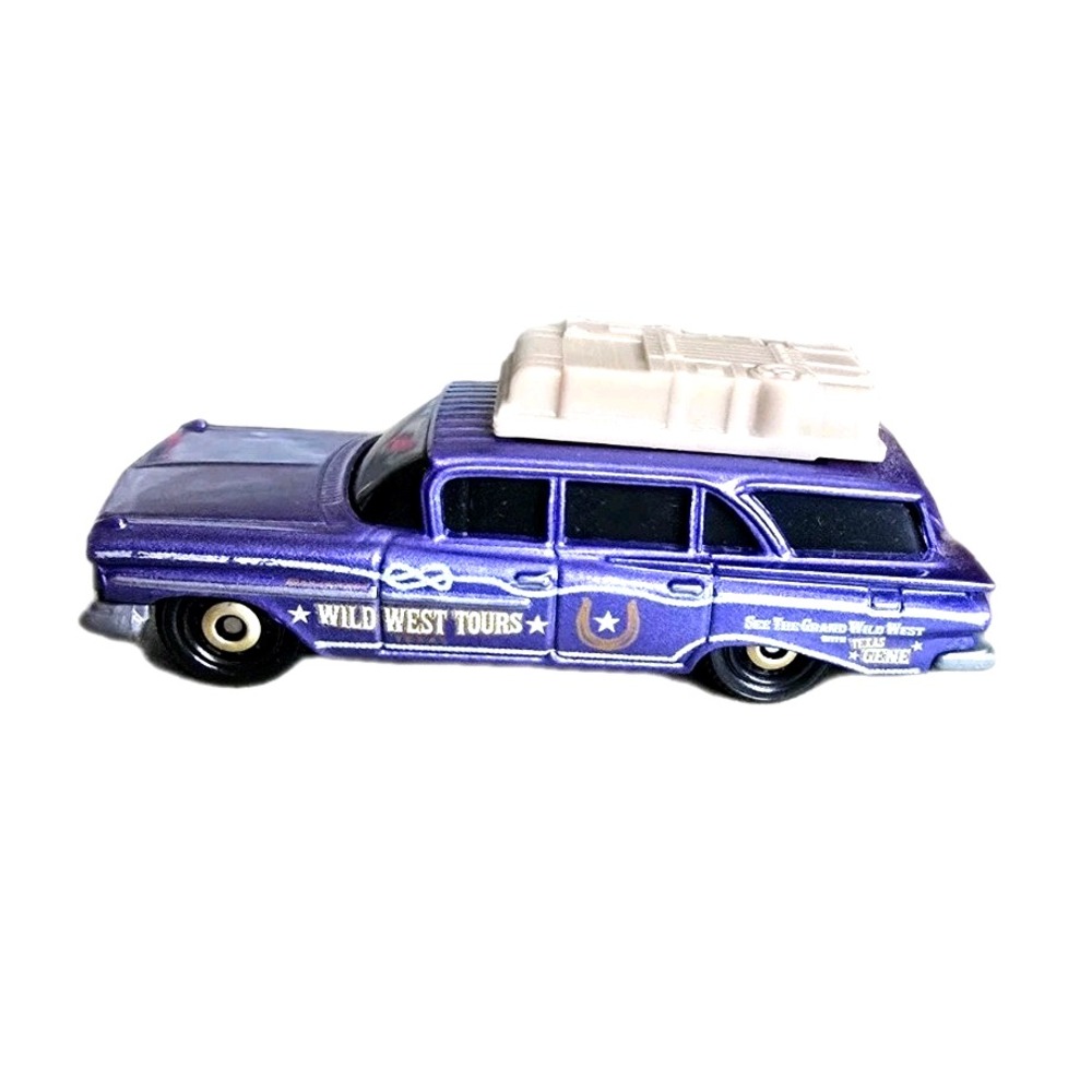 Matchbox 2016 '59 Chevy Wagon Wide West Purple Loose MBX Wagons Diecast